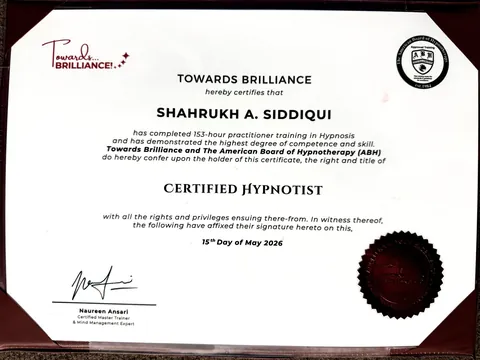 Certified Hypnotist — American Board of Hypnotherapy